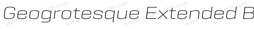 Geogrotesque Extended Bold字体转换